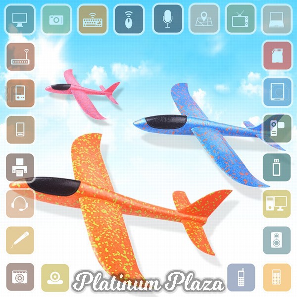 GOROCK38200 DIY Hand Throw Foam Aeroplane Flying Glider Planes - TY0310`2L9VJ9-- Mix Color