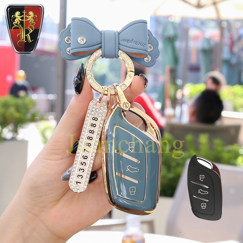 Casing Kunci Mobil Bahan TPU Untuk Saic MG ZS EV MG6 EZS HS EHS 2019 2020 Roewe RX5 I6 I5 RX3 RX8 ERX5 MG5