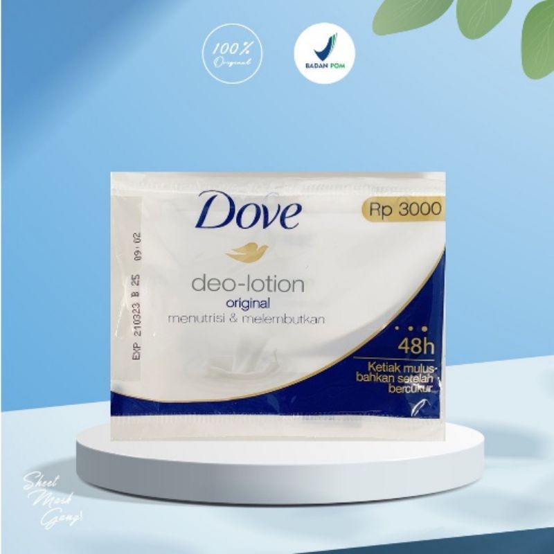 PROMO DOVE DEO LOTION ORIGINAL SACHET 9GR / Dove Deodorant Lotion 9gr
