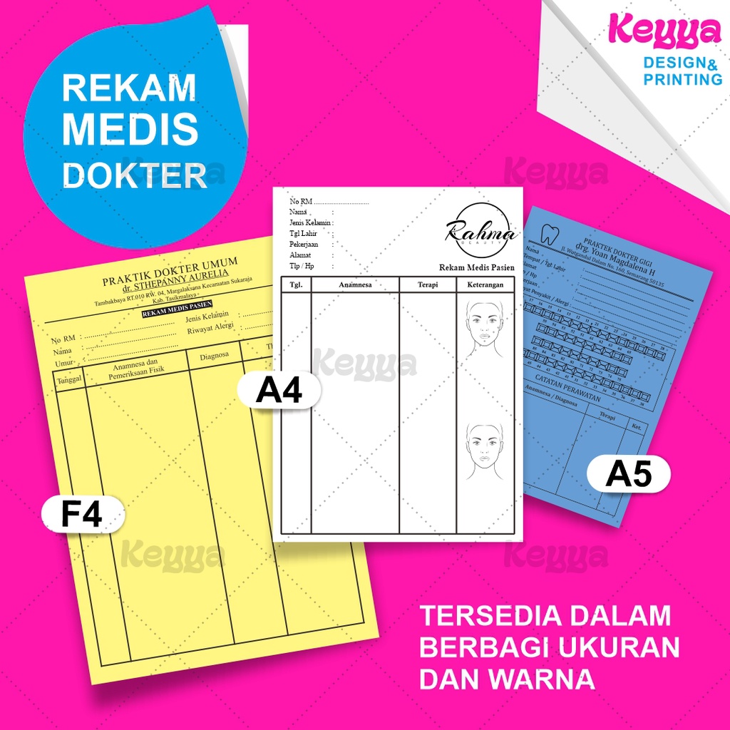 

CETAK KARTU REKAM MEDIS UKURAN A5 CETAK KARTU REKAM MEDIS UKURAN A4 CETAK KARTU REKAM MEDIS UKURAN F4 100 PCS