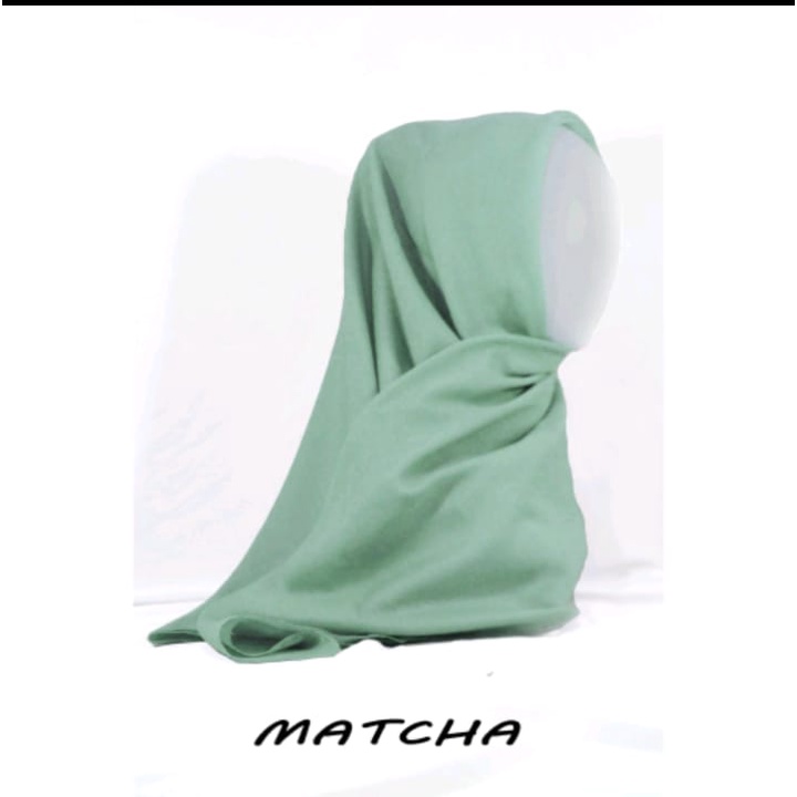 QBZ / SEGI 4 PARIS PREMIUM SERI WARNA 3 / JILBAB SEGIEMPAT PARIS NECI /SEGI EMPAT REDROS/VARISA/AZARA / CIPUT RAJUT DUA WARNA-Matcha