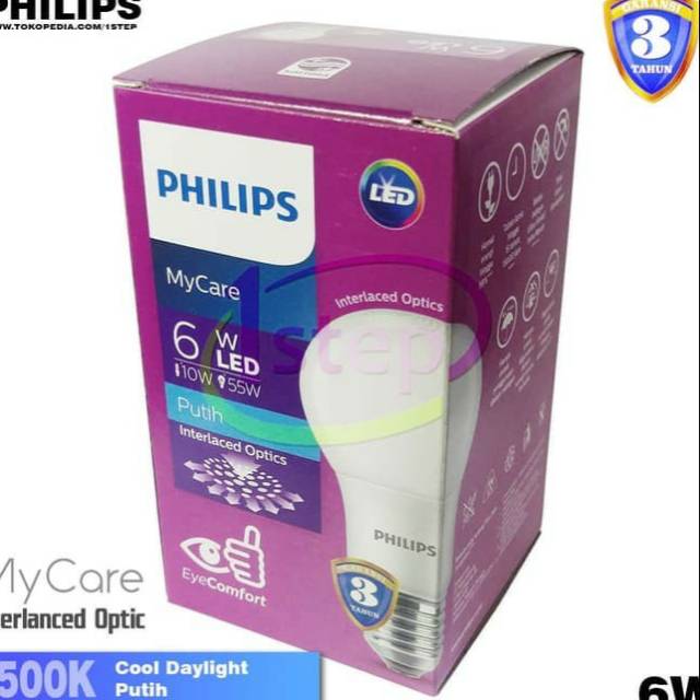 Philips Lampu Led 6 watt