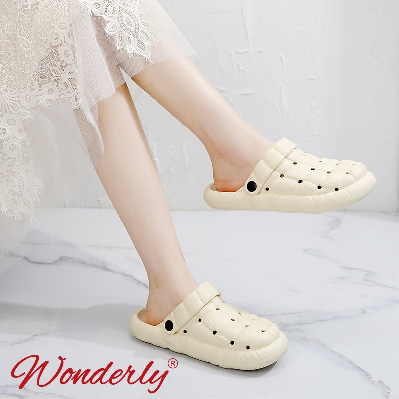 Sandal Crocs Wanita Jelly | Sendal Wanita Wonderly | 002-WL1