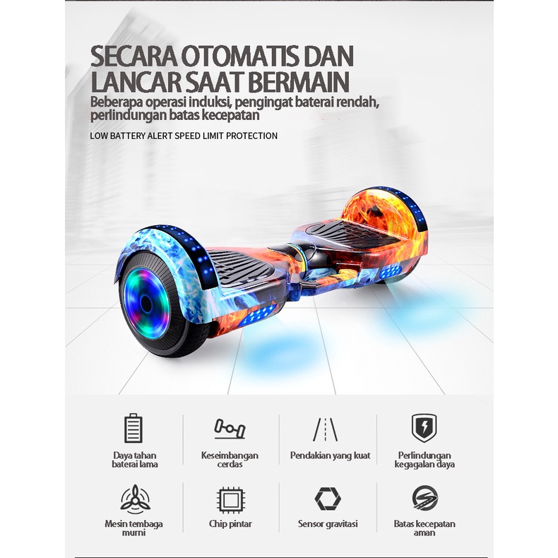 Smart balance mobil dewasa berjalan dua roda somatosensori / Terbaru Smart Balance Wheel-Hoverboard 7 Inch