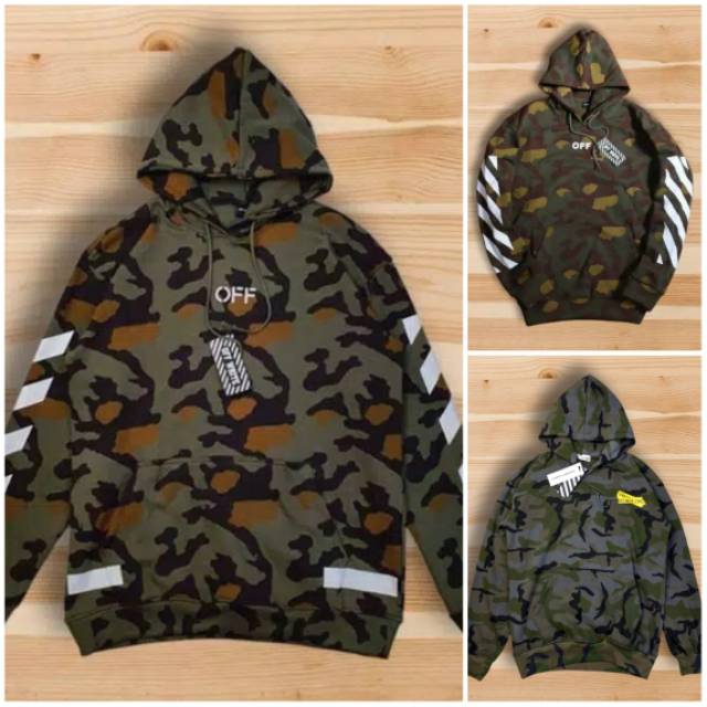 off white army hoodie