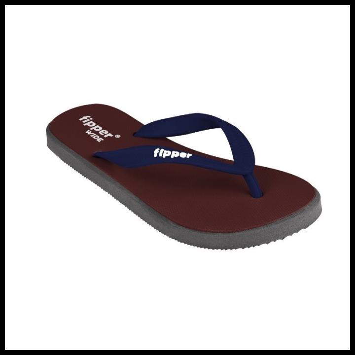 Sandal Fipper Wide Original For Man/Woman - Maroon - Maroon, Size 7