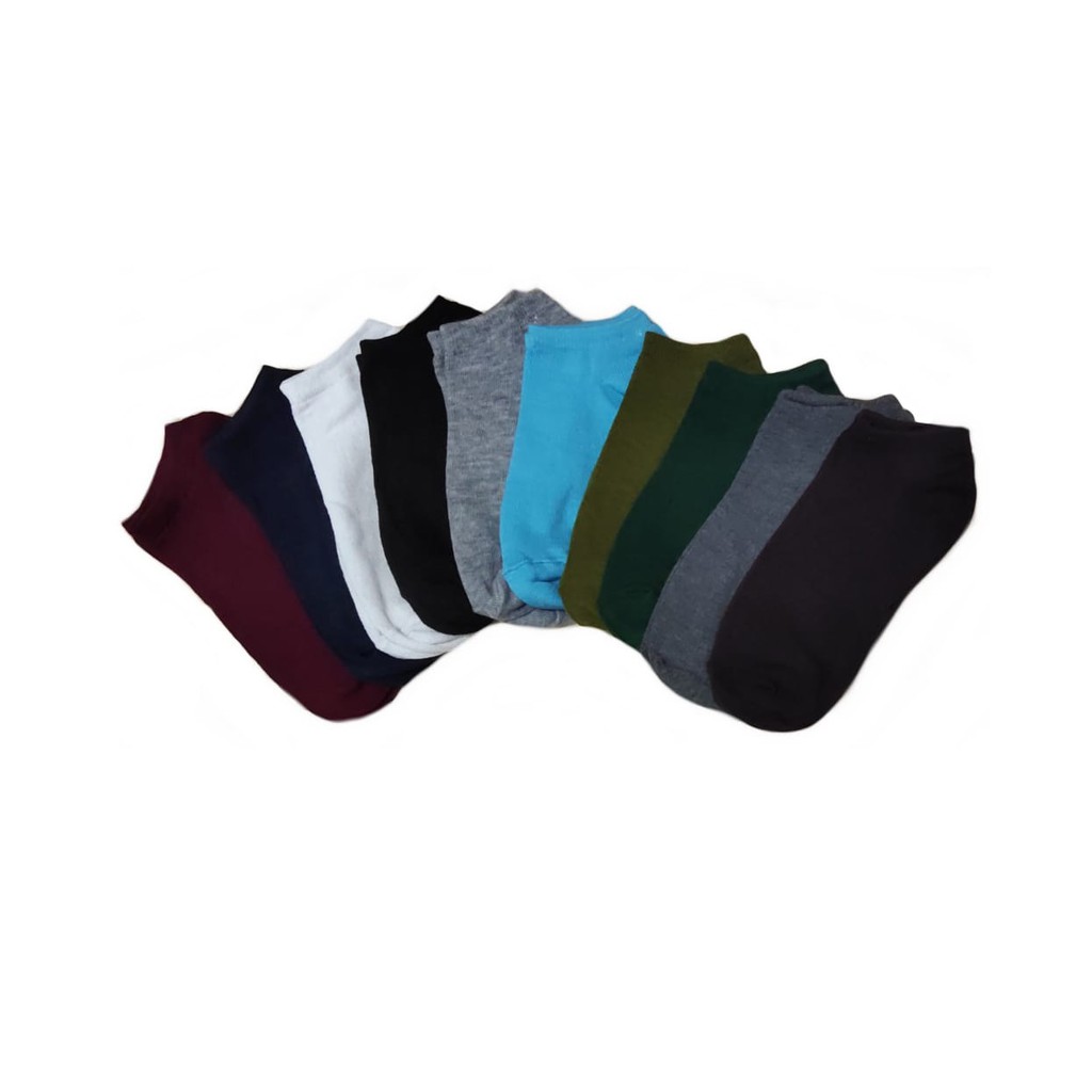 Kaos kaki Pendek / Mata Kaki  Ankle LowCut Polos (BISA PILIH WARNA)-5
