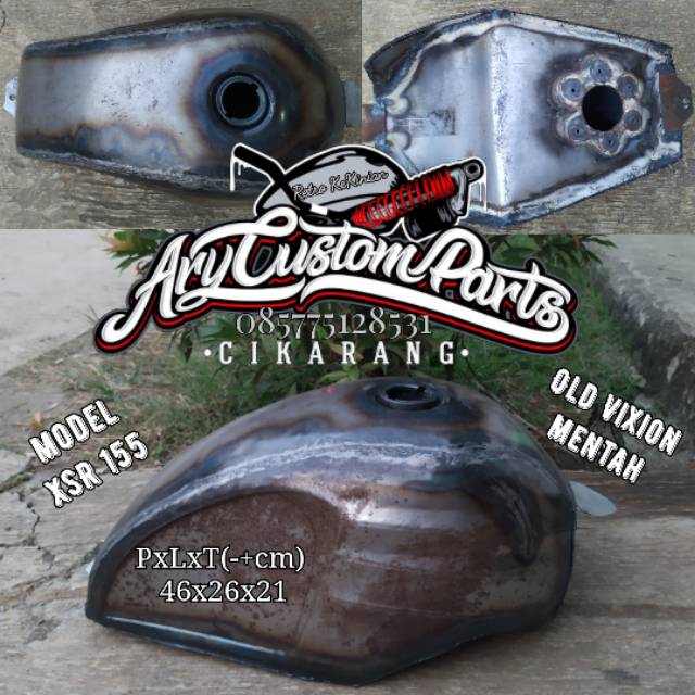 tangki custom vixion japstyle xsr scrambler bobber caferacer dll