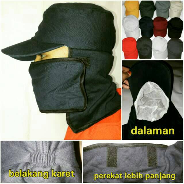 Topi Jepang Masker Samping / Ninja High Quality Grosir Lebih Murah!!!