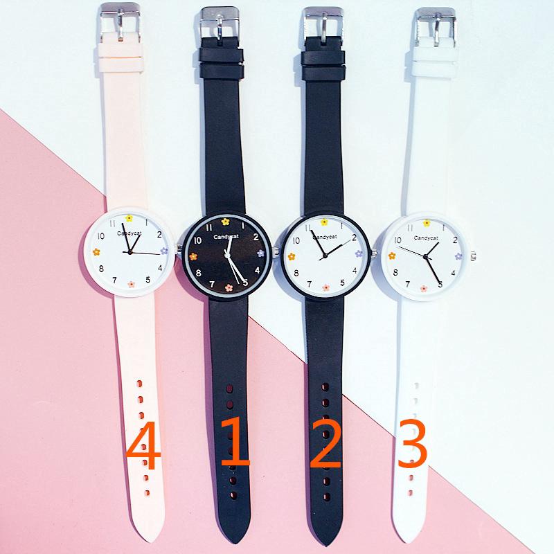 Jam Tangan Quartz Analog Korea Dial Bulat Gambar Kartun ...