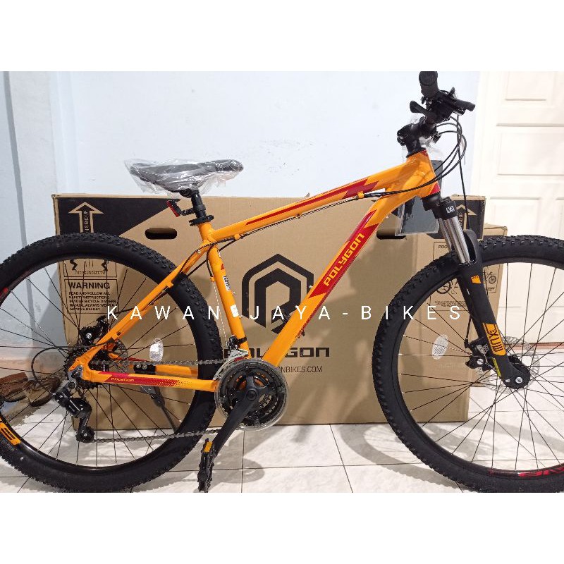 Sepeda Polygon Cascade 2 Orange 3x7 Alloy Cakram ban 27.5" New