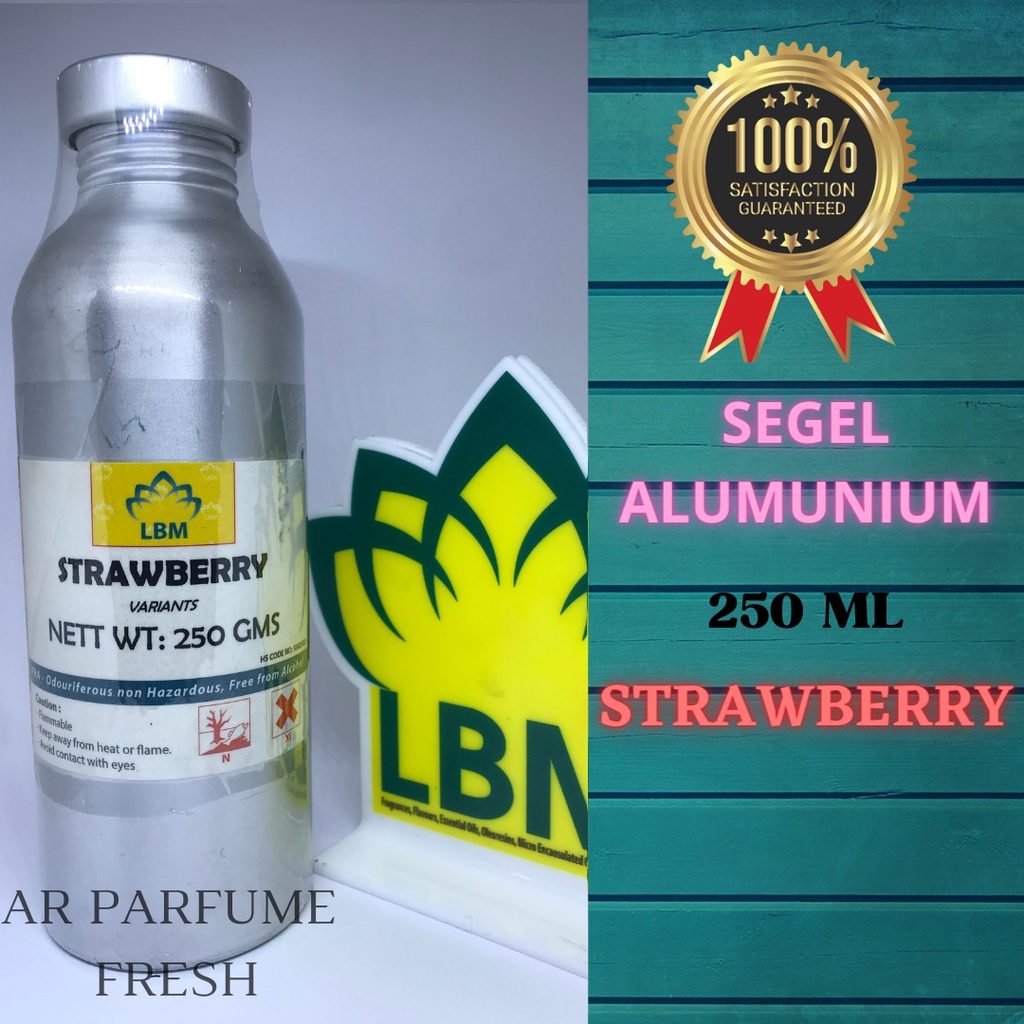 Bibit Parfum STRAWBERRY 250 ml Produk LBM / Bibit LBM /Bibit Parfum MURNI / Parfum Strawberry