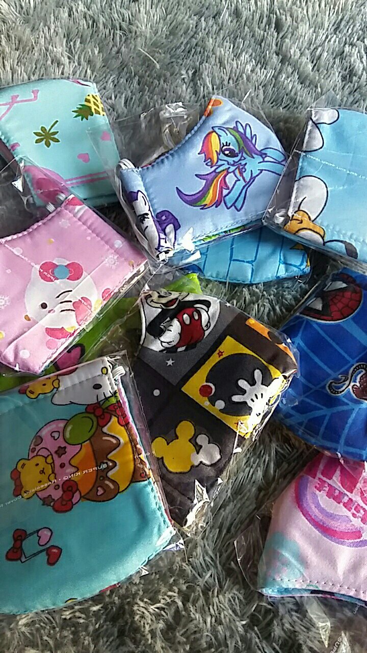 Masker Kain Lapis Busa (3 Lapis)