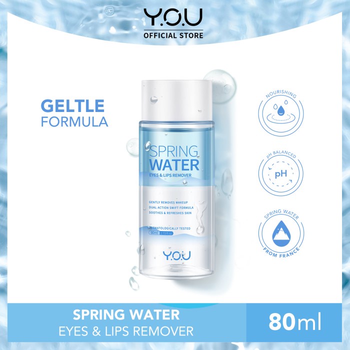 YOU SPRING WATER EYES &amp; LIPS REMOVER 80ML