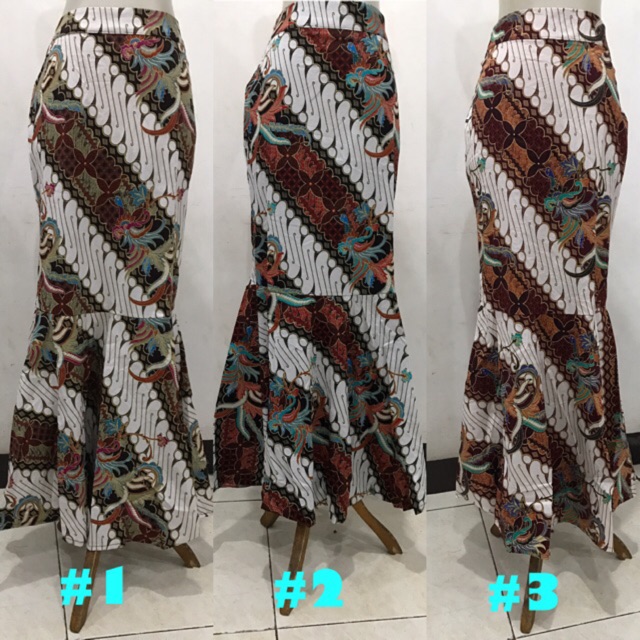Rok duyung lilit Span batik kebaya murah wanita Shopee Rok duyung lilit Span batik kebaya murah wanita Shopee