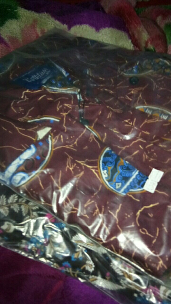 Fortglass Mix Kemeja Batik Lengan Panjang Formal Kasual Indonesia Jogja