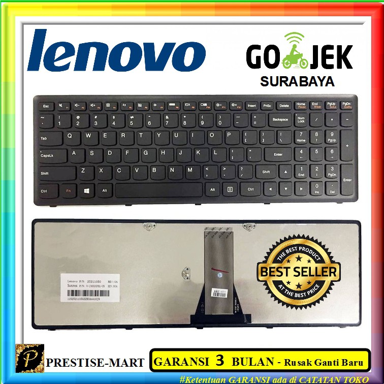 KEYBOARD LENOVO G500S ( new ) - Hitam