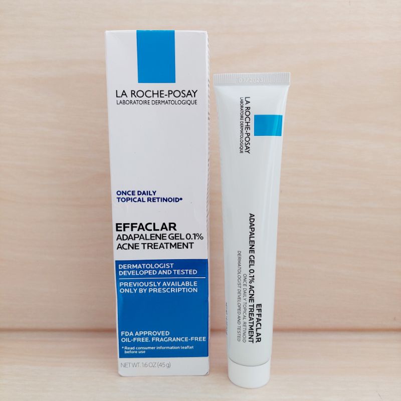 Jual LA ROCHE POSAY EFFACLAR ADAPALENE GEL 0.1 ACNE TREATMENT 45gr Shopee Indonesia
