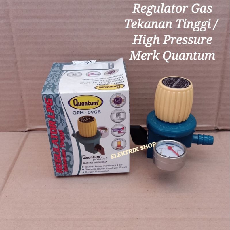 REGULATOR GAS TEKANAN TINGGI QUANTUM QRH 09 / REGULATOR QUANTUM TEKANAN TINGGI HIGH PRESURE METER