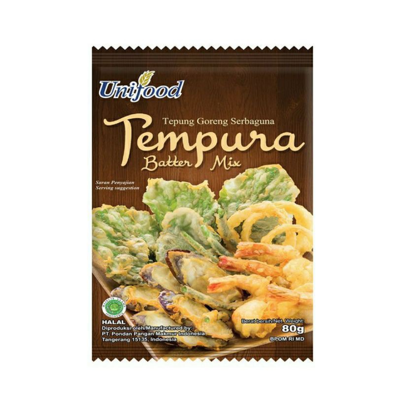 

UNIFOOD TEMPURA 80 GR-TEPUNG BUMBU SERBAGUNA