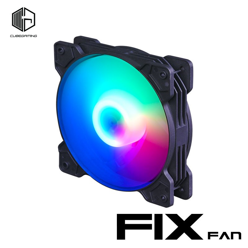 CUBE GAMING FIX - Rainbow 12CM FAN