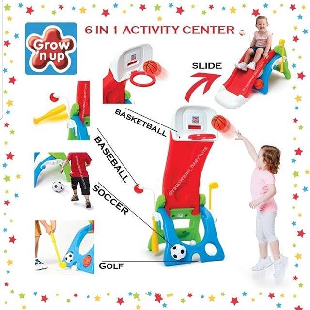 Grow n Up – Qwikflip 6 in 1 Slide &amp; Sport Activity Center