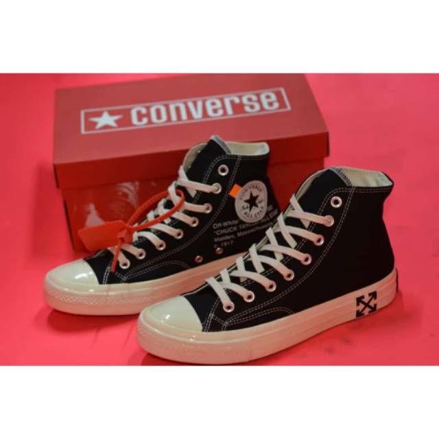 Sepatu converse 70s off white X black vietnam