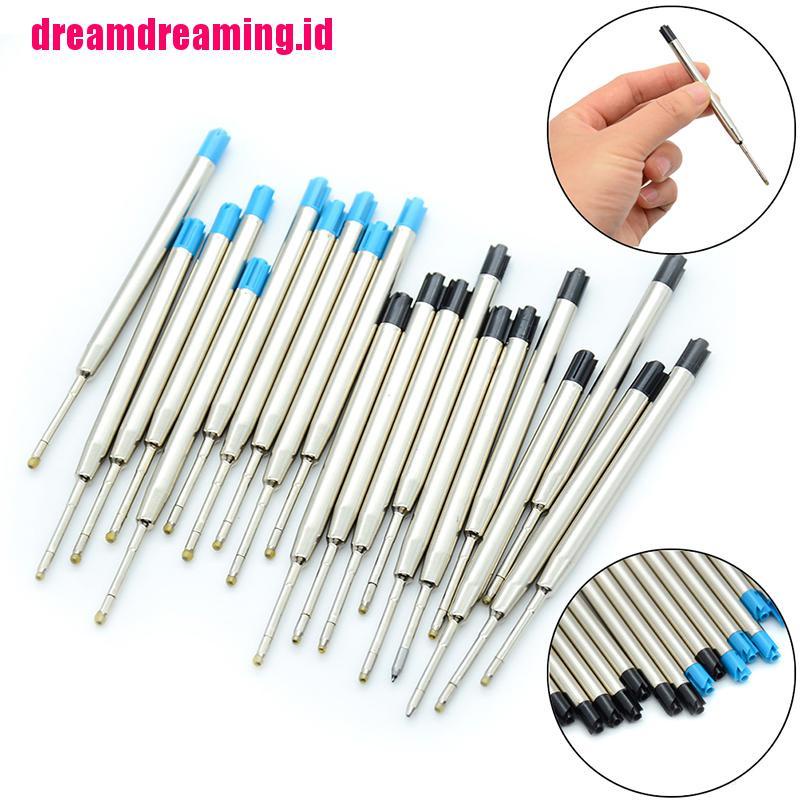 10pcs Pulpen parker Tinta Biru Standar