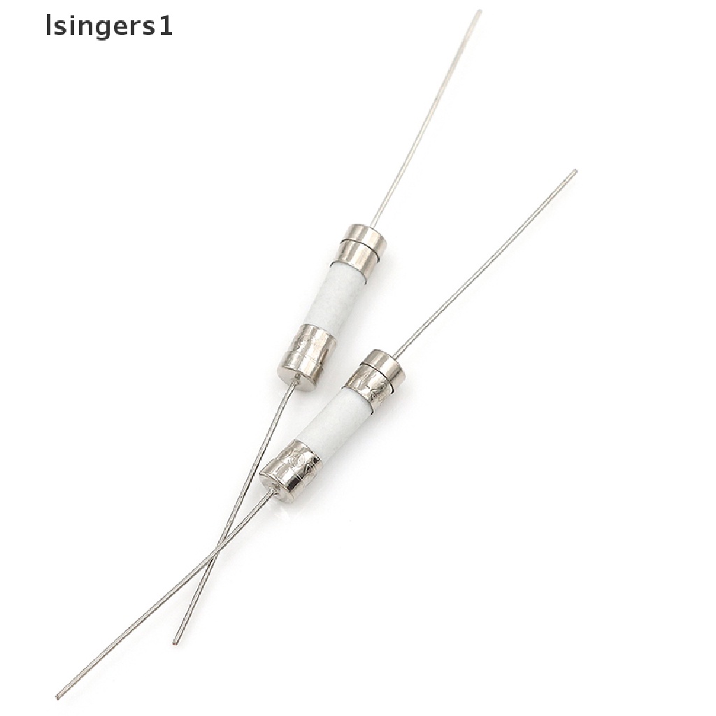 (lsingers1) 5pcs Sekring axial 10A 250V Bahan Keramik Untuk lcd-tv etc 5x20mm