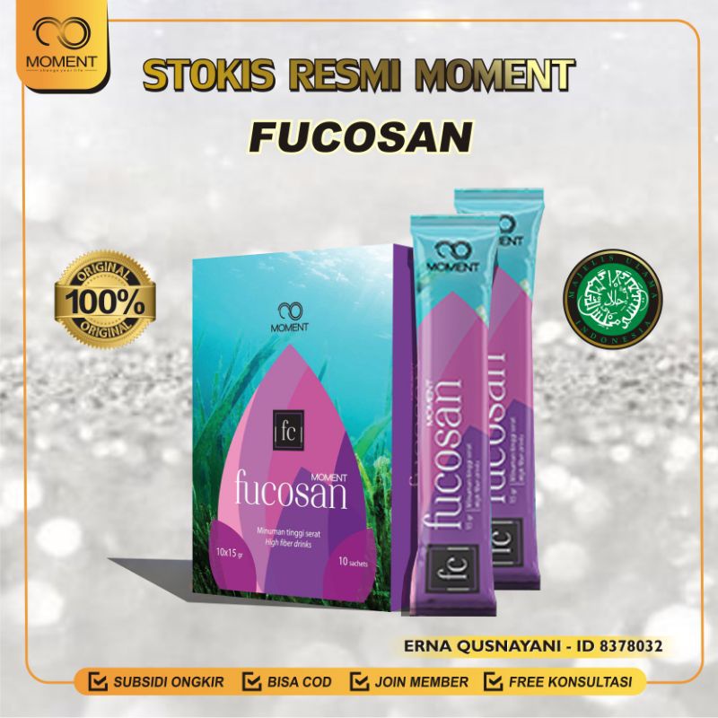FUCOSAN MOMENT / NUTRISI DIET / PENGHANCUR LEMAK / PENUNDA LAPAR