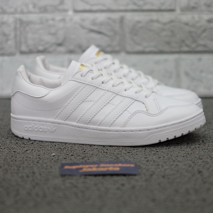 Adidas team court original bnwb " All white gold " - 37
