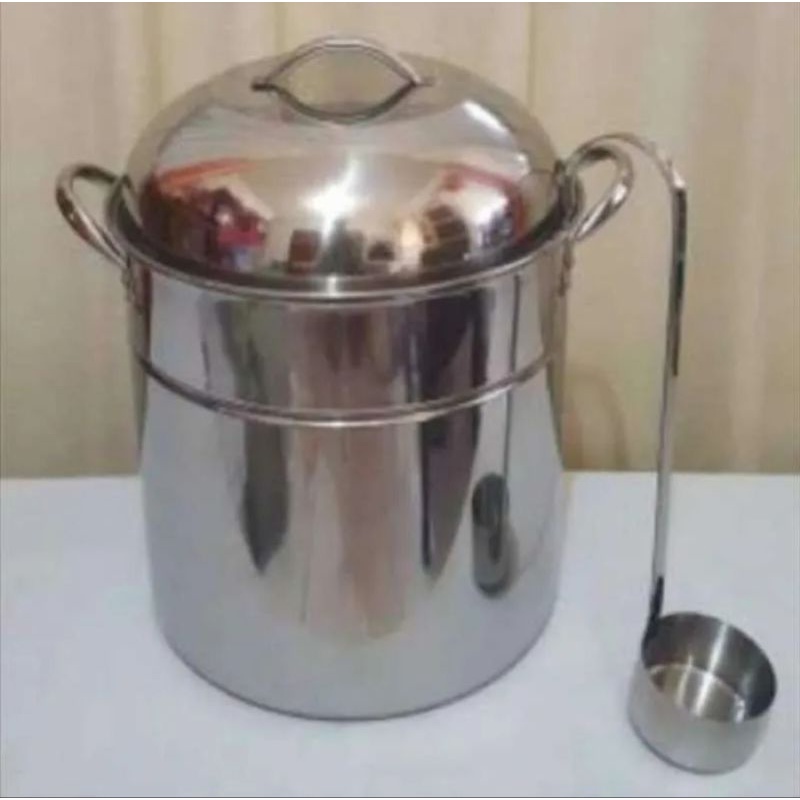 Supra Stainless Bakso Pot 30 Qt Panci Bakso Stainless 28.4 Liter