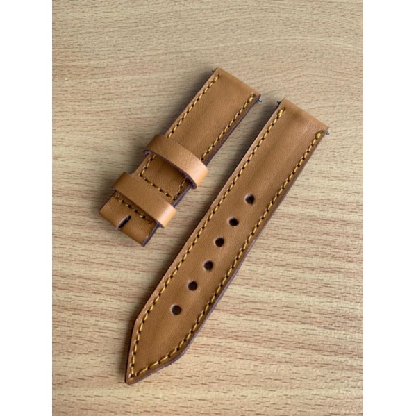 Strap Tali Jam Tangan Kulit sapi Asli handmade 22mm