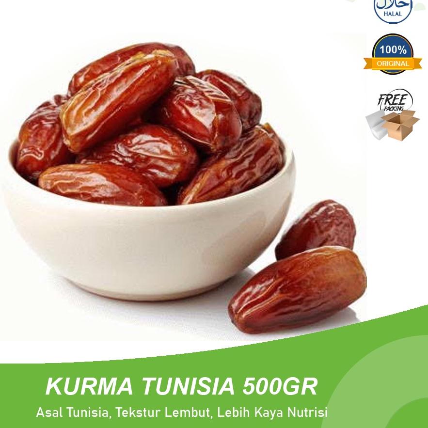 

> Kurma Madu Tunisia BPOM 500gr Asal Tunis Golden Valley Mesir Tekstur Madu Lembut Kenyal Legit Enak PROMO