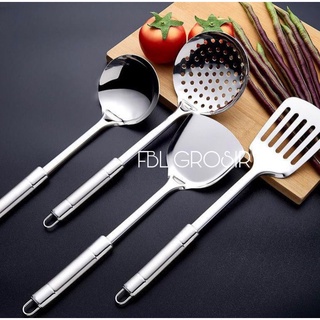 SPATULA STAINLESS 4IN1 SPATULA MASAK STAINLESS 4 IN 1