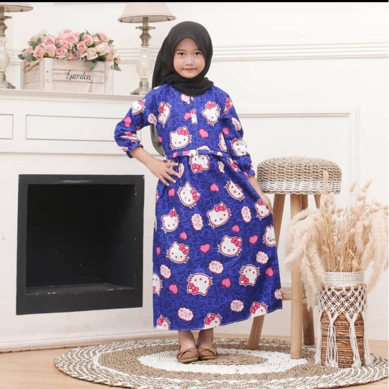 GAMIS KATUN ANAK USIA 5-7 TAHUN