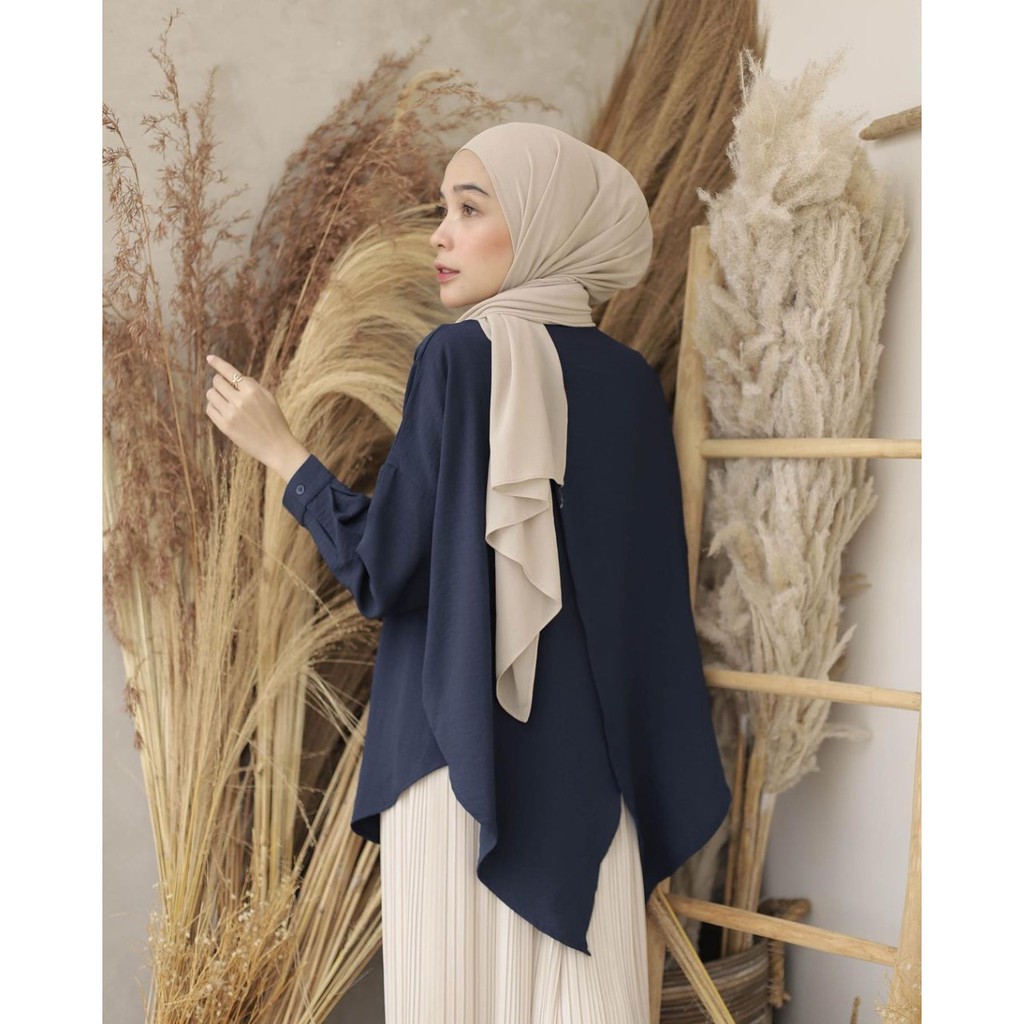 BEST SELLER - ANISSA KEMEJA OVERSIZE - KATUN RAYON - BAHAN ADEM  - BISA COD