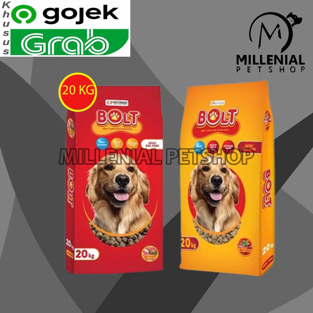 GOSEND Bolt Dog Dry Food Adult Makanan kering Anjing Dewasa 20KG