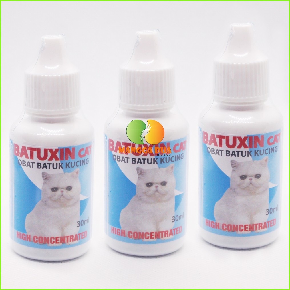 BATUXIN Cat 30ml Original Obat Batuk Kucing DEMAM SESAK NAFAS PILEK BERDAHAK BERSIN MATA MERAH