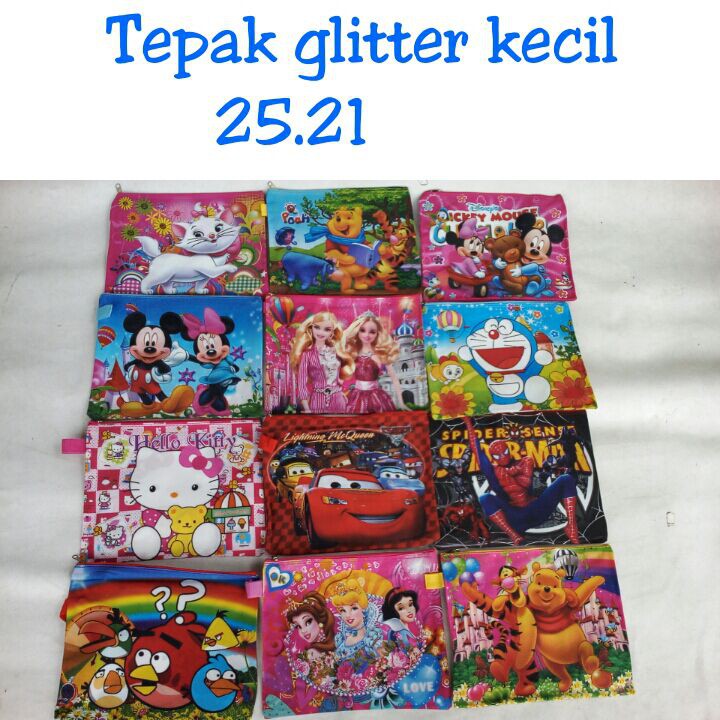 

READY/ READY TEPAK MURAH/ READY TEPAK MURAH ANAK/ READY TEPAK UNTUK KADO/ READY Tepak PREMIUM gliter mini/ tepak anak/ tepak murah/ tepak lucu