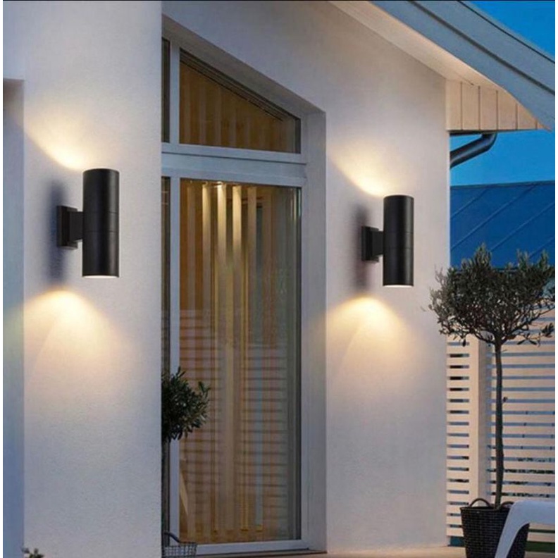 Lampu dinding minimalis outdoor/lampu dinding sorot atas bawah/lampu nempel dinding/lampu dinding ta