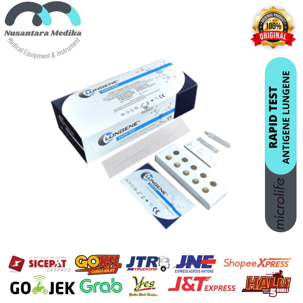 Alat Tes Swab Antigen Clungene Lungene Biru Original AKL Kemenkes