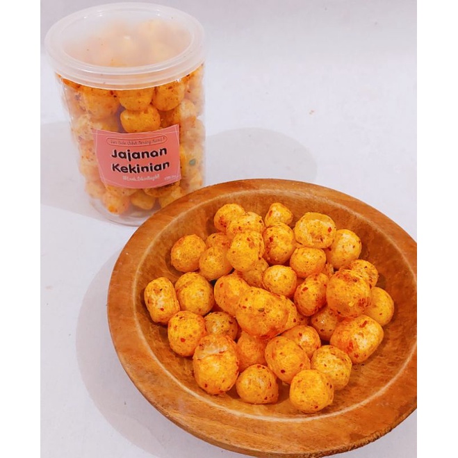 

Cimol Daun Jeruk pedas Toples