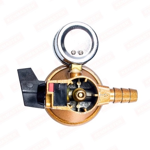 Kepala Regulator Gas High Pressure + Meter Kenmaster Kepala Lpj km- 919