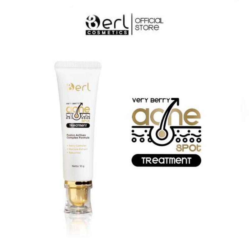Berl Acne Spot Treatment / Very Berry Acne Treatment /Berl Cosmetics / Berl Acne Treatment / Acne Sp