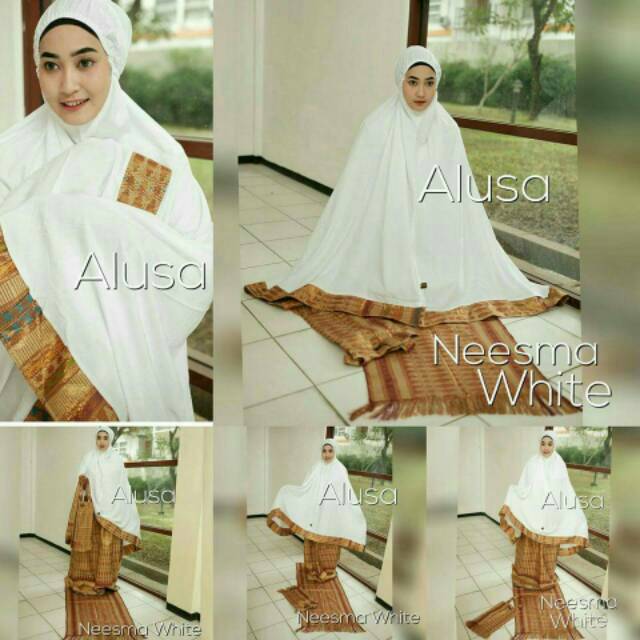 Mukena Songket Benang Mas Bali (Alusa/Alisa Bali) Mukena Bali