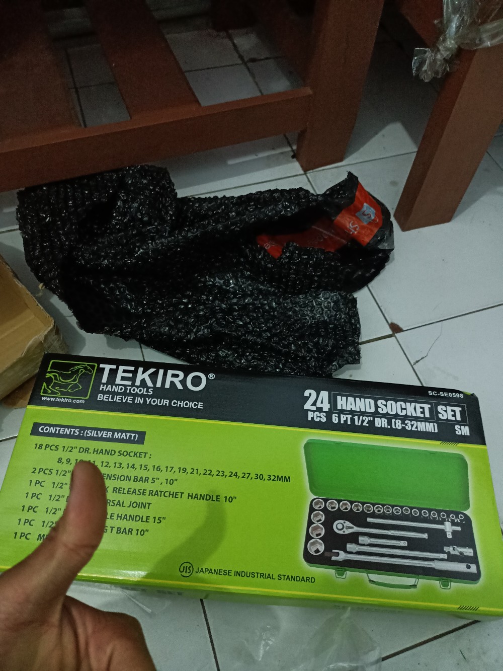 (tekiro)kunci Sock 24pc Tekiro