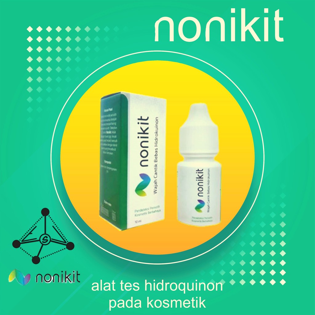 Nonikit / Alat Uji Zat Bahaya Pada Kosmetik / Hydroquinone Test Kit