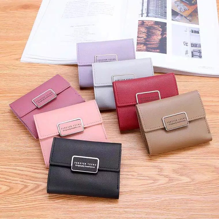 *ALIBABA1688*COD Retro Paragraf Pendek 6016-1 Dompet Wanita Import Real Pic# Dompet Lipat C9