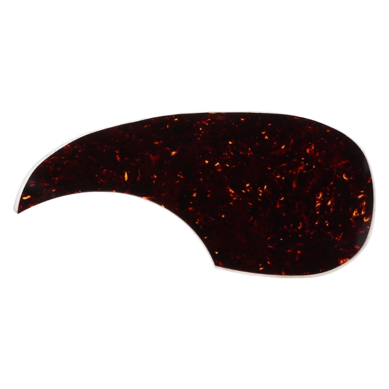 Zzz Acoustic Guitar Pickguard Scratch Plate Black Tortoise Scratchplate Perekat Diri